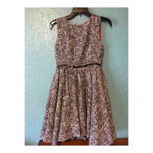 Neiman Marcus Helena Black and white dress